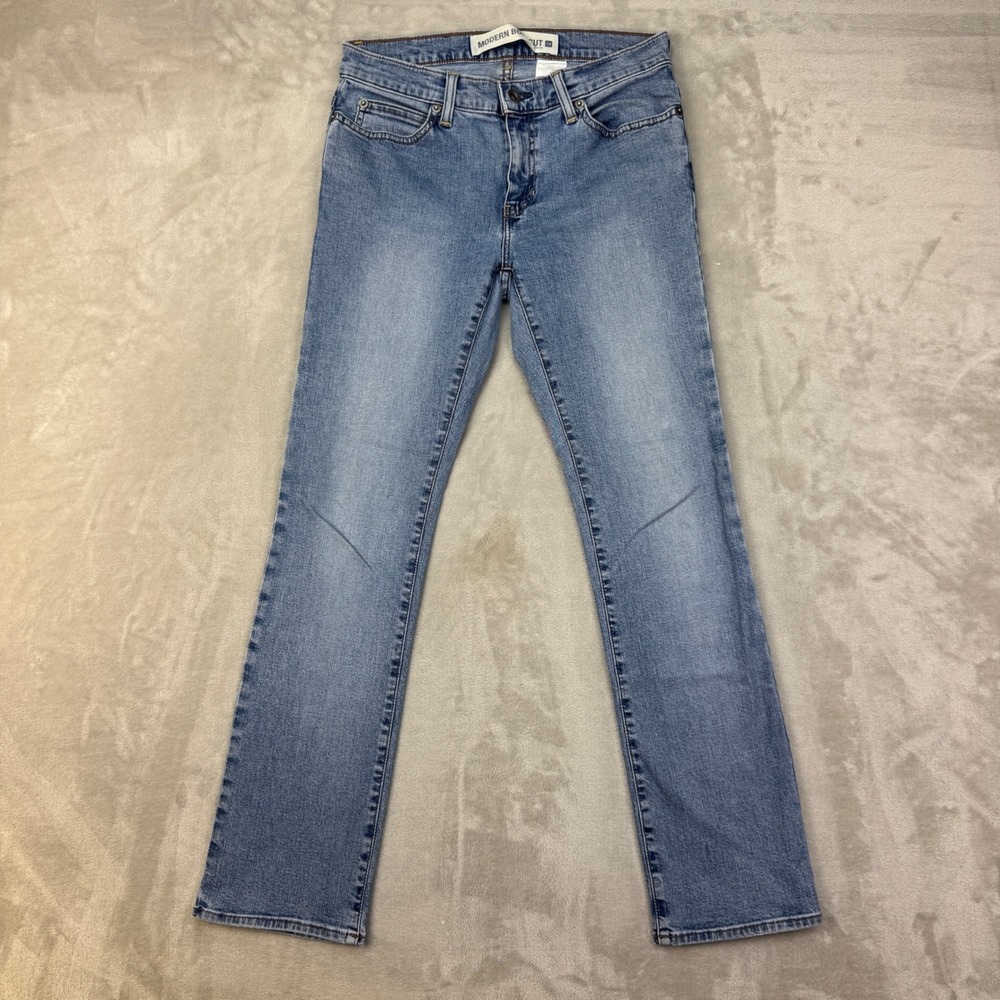 Vintage USA Gap Modern Bootcut Jeans Women 4 (28x30) Blue Slim Fit Ankle Y2K